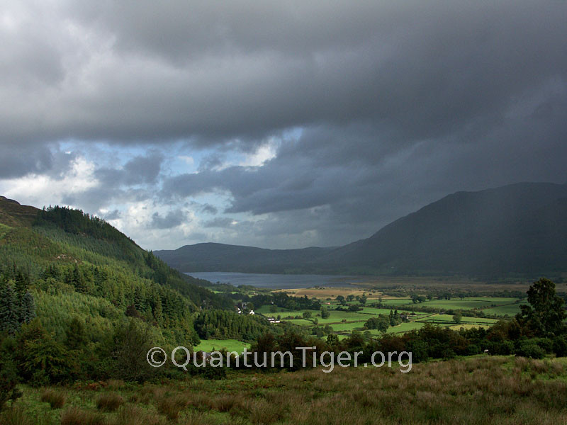 Looking towards Crummock Water from the foothills of Red Pike on a rather threatening summer's day...